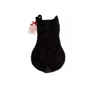 Santa I’ve Been A Good Cat Black Stocking, New With Tags